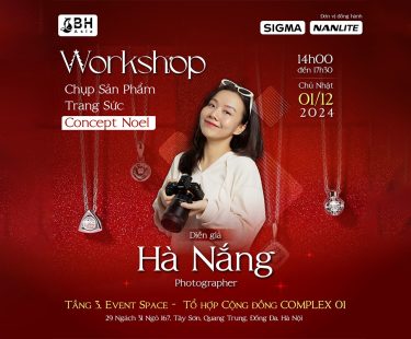 WORKSHOP CHỤP ẢNH SẢN PHẨM TRANG SỨC CONCEPT NOEL