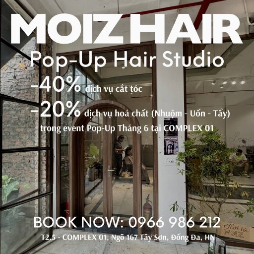 POP-UP HAIR STUDIO | MOIZ HAIR x COMPLEX 01