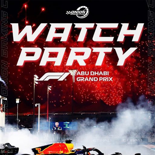 WATCH PARTY F1 – ABU DHABI GP | OFFLINE TẠI ONION GAMING CLUB