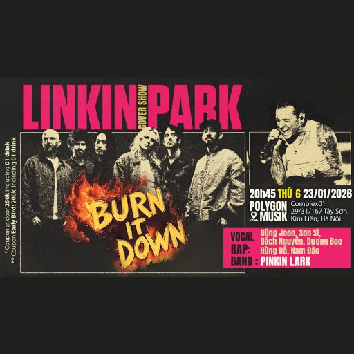 BURN IT DOWN – LINKIN’ PARK cover show 23/01