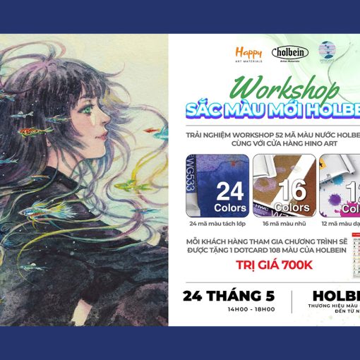 WORKSHOP RA MẮT & TRẢI NGHIỆM 52 MÀU NƯỚC MỚI