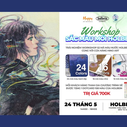 WORKSHOP RA MẮT & TRẢI NGHIỆM 52 MÀU NƯỚC MỚI