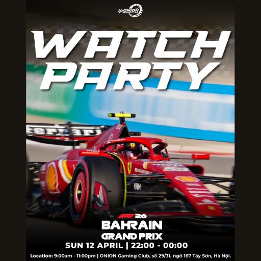 F1 WATCH PARTY | R4 BAHRAIN GP 2026