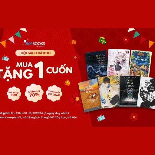 [HANOI] SKYBOOKS WAREHOUSE SALE – BUY 1 BOOK, GET 1 FREE!