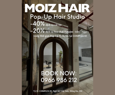 [MOIZ HAIR] POP-UP HAIR STUDIO