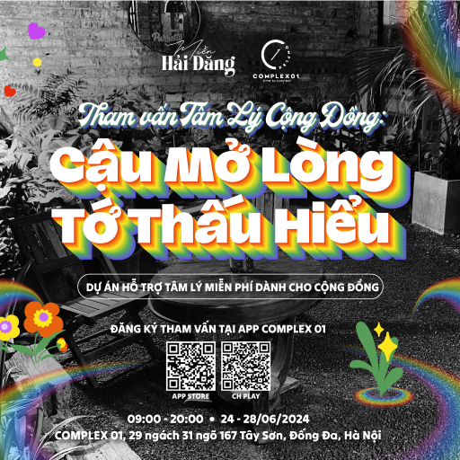 [COMPLEX 01 x Miền Hải Đăng] THAM VẤN TÂM LÝ CỘNG ĐỒNG: CẬU MỞ LÒNG – TỚ THẤU HIỂU