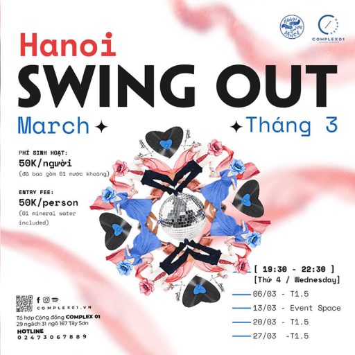 HANOI SWING OUT – THÁNG 3