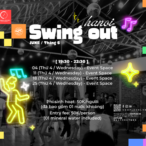 HANOI SWING OUT – THÁNG 06