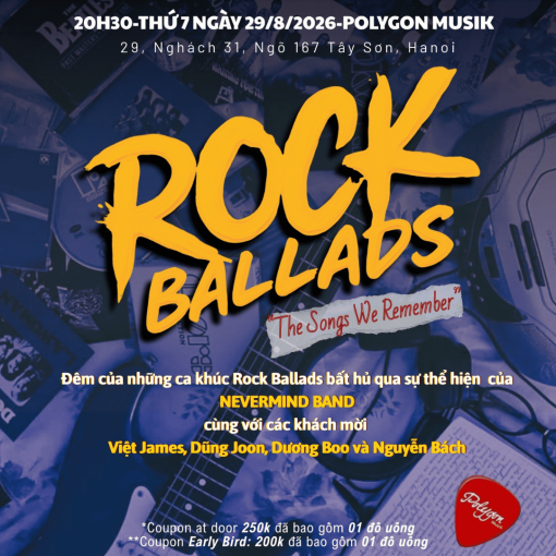 ROCK BALLAD – The Songs We Remember (Love, Loss & Rock’n’Roll)