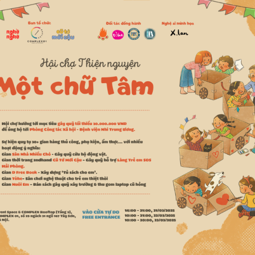 HỘI CHỢ THIỆN NGUYỆN: MỘT CHỮ TÂM