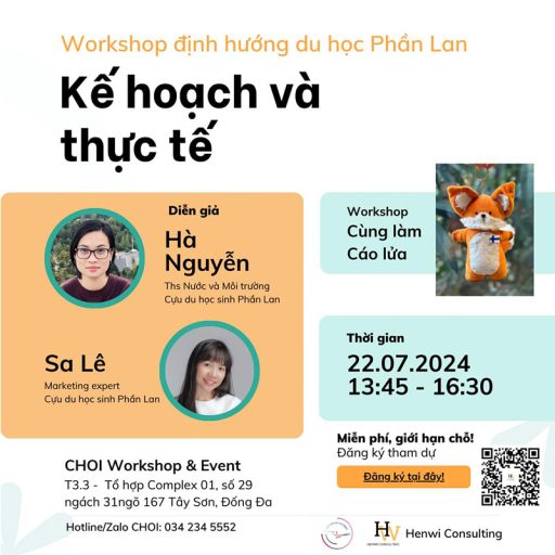 WORKSHOP ĐỊNH HƯỚNG DU HỌC PHẦN LAN
