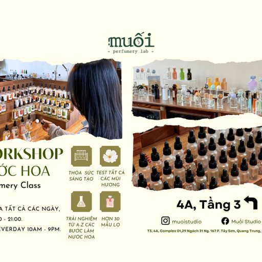 Workshop Nước Hoa – Muối Perfumery Lab