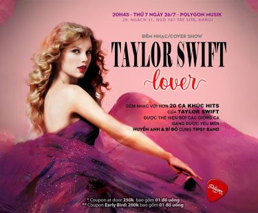 LOVER – A Taylor Swift Cover Show 26.07
