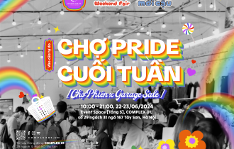 CHỢ PRIDE CUỐI TUẦN [CHỢ PHIÊN X GARAGE SALE]