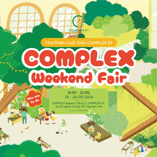 COMPLEX WEEKEND FAIR – CHỢ PHIÊN CUỐI TUẦN COMPLEX 01