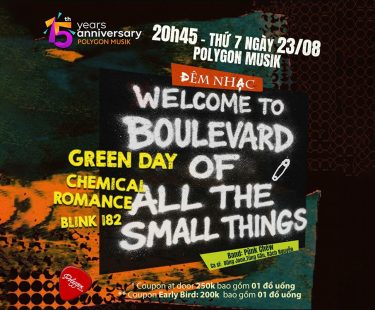 PUNK ROCK NIGHT – Welcome to boulevard of all the small things