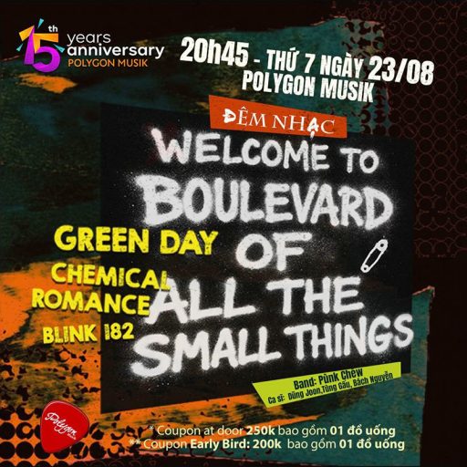 PUNK ROCK NIGHT – Welcome to boulevard of all the small things