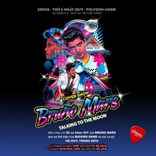 TALKING TO THE MOON – BRUNO MARS COVER SHOW