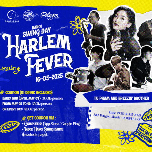 Hanoi Swing Day 2025: HARLEM FEVER [Live Jazz & Dance night]