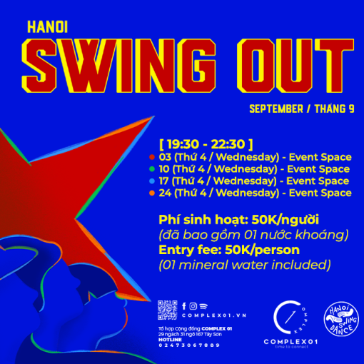 HANOI SWING OUT – THÁNG 09